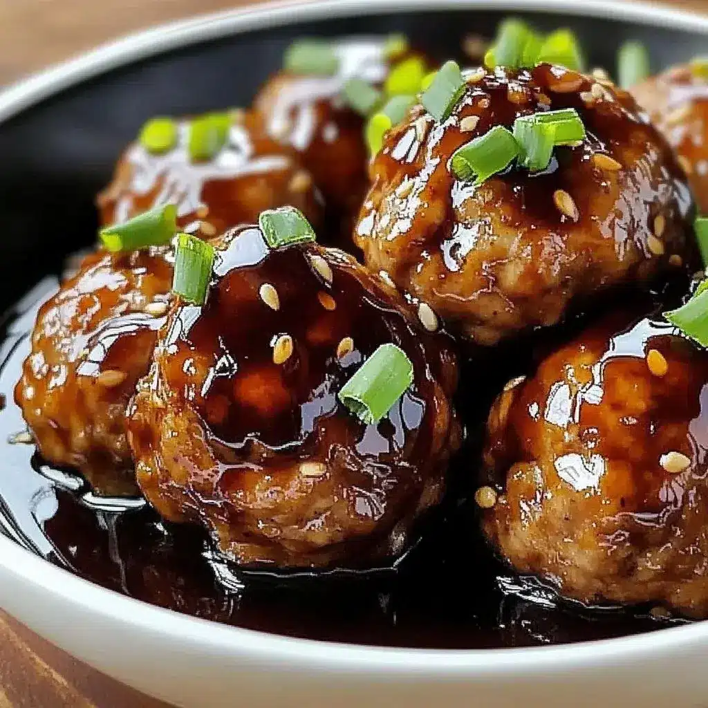 Teriyaki Chicken Meatballs