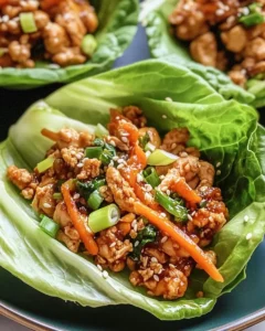 Thai Chicken Lettuce Wraps
