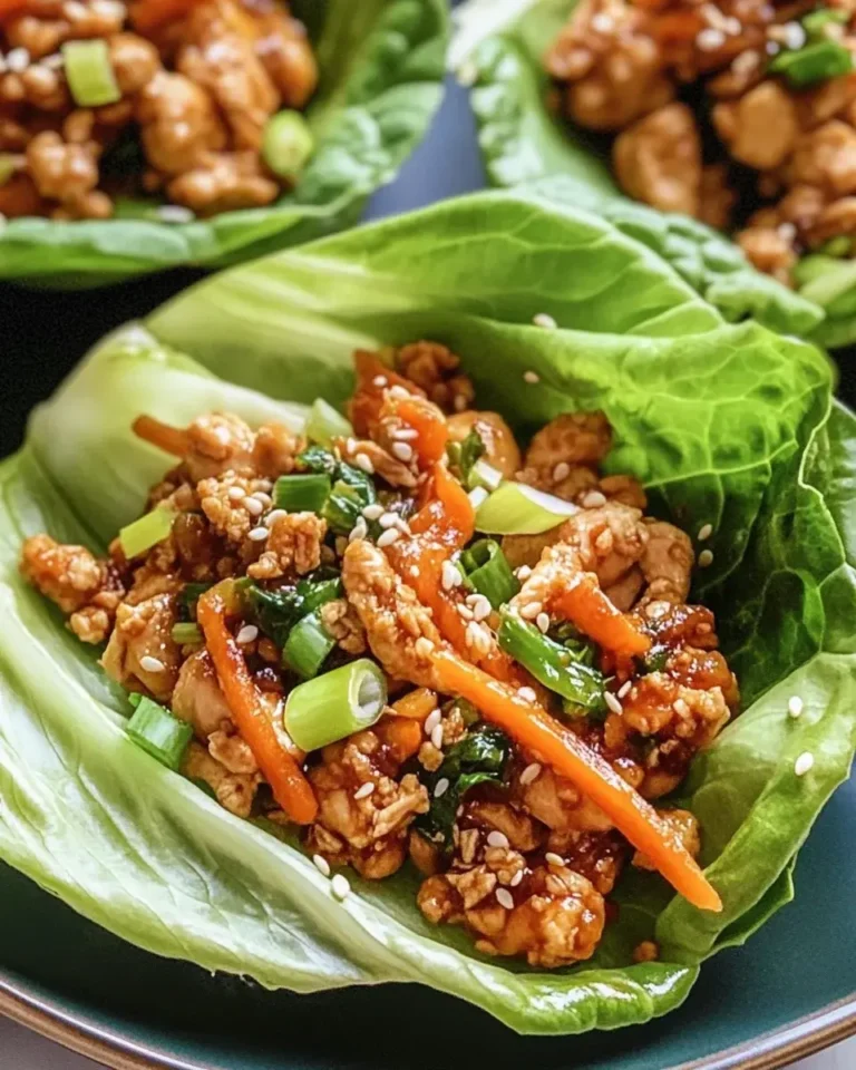 Thai Chicken Lettuce Wraps: The Ultimate Fresh Delight