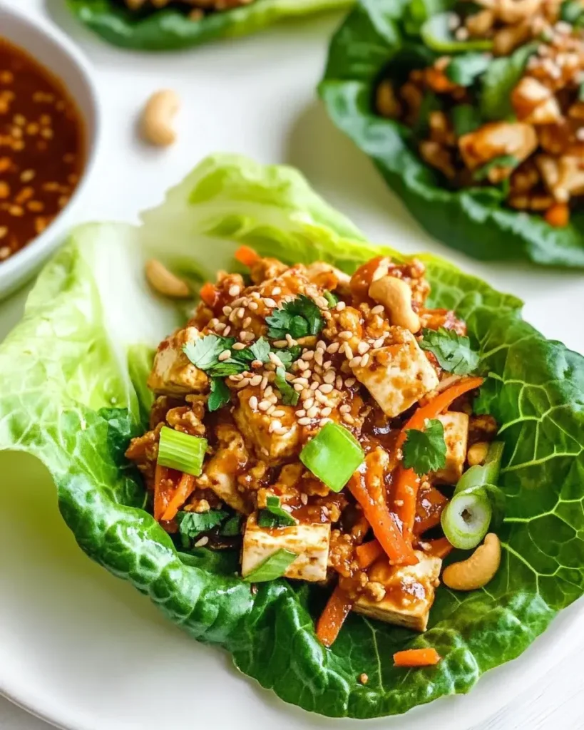 Tofu Lettuce Wraps: Irresistible Fresh Flavor Delight