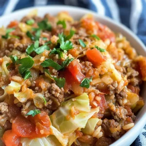 Unstuffed Cabbage Rolls