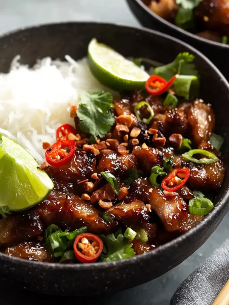 Ultimate Vietnamese Caramelised Pork Bowls That Are Delicious