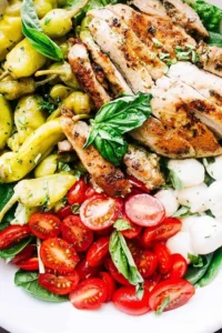 Antipasto Salad with Grilled Chicken