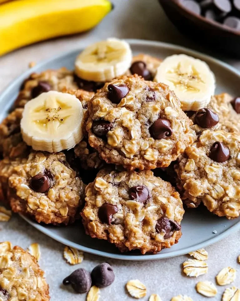 banana oatmeal cookies