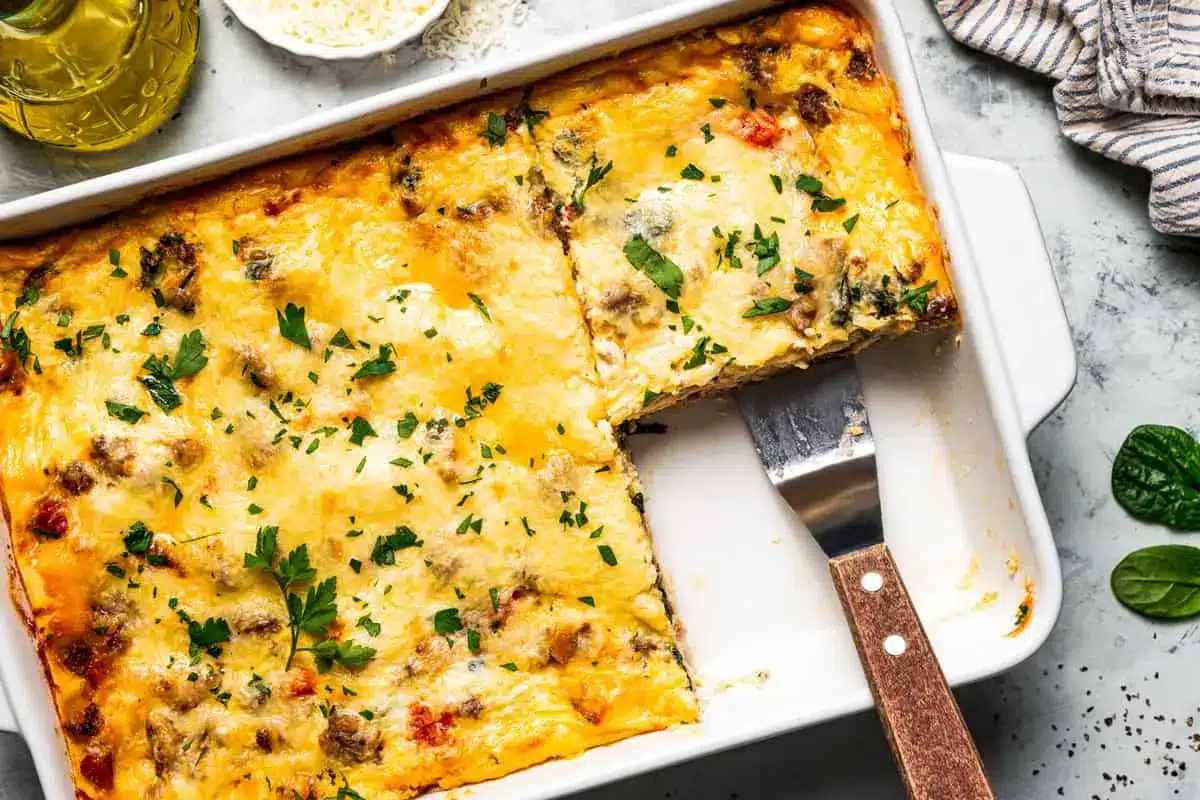 breakfast lasagna