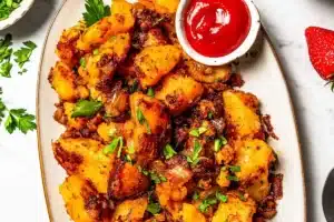 Crispy Triple-Cooked Breakfast Potatoes