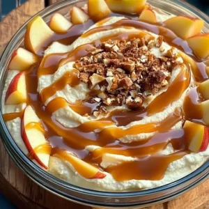 The Ultimate Caramel Apple Cheesecake Dip