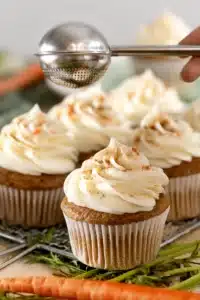 Carrot Cake Cupcakes With Cream Cheese Frosting