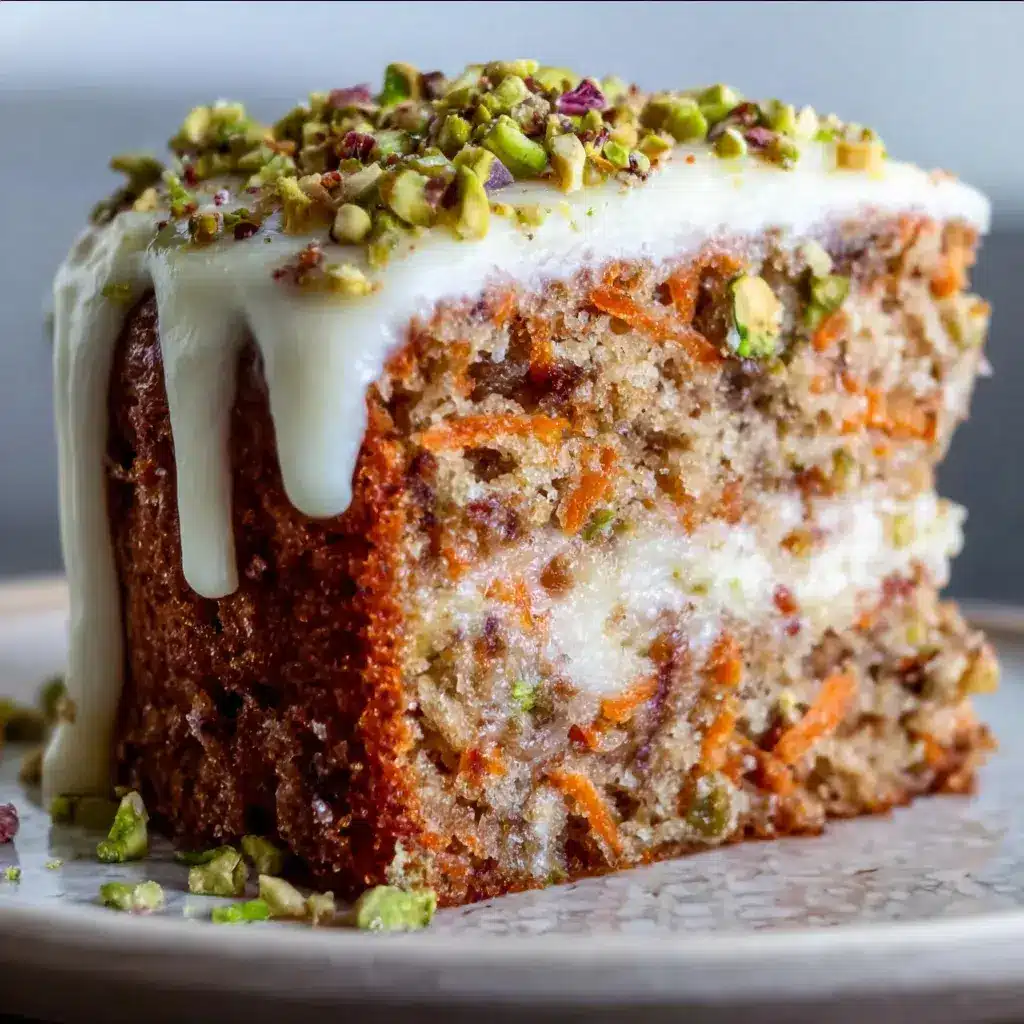 Carrot Pistachio Spring Cake That Will Melt Your Heart!