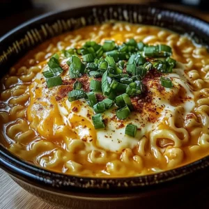 Cheesy Ramen Noodles