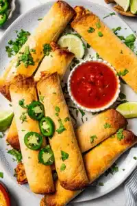 Crispy Baked Chicken Flautas