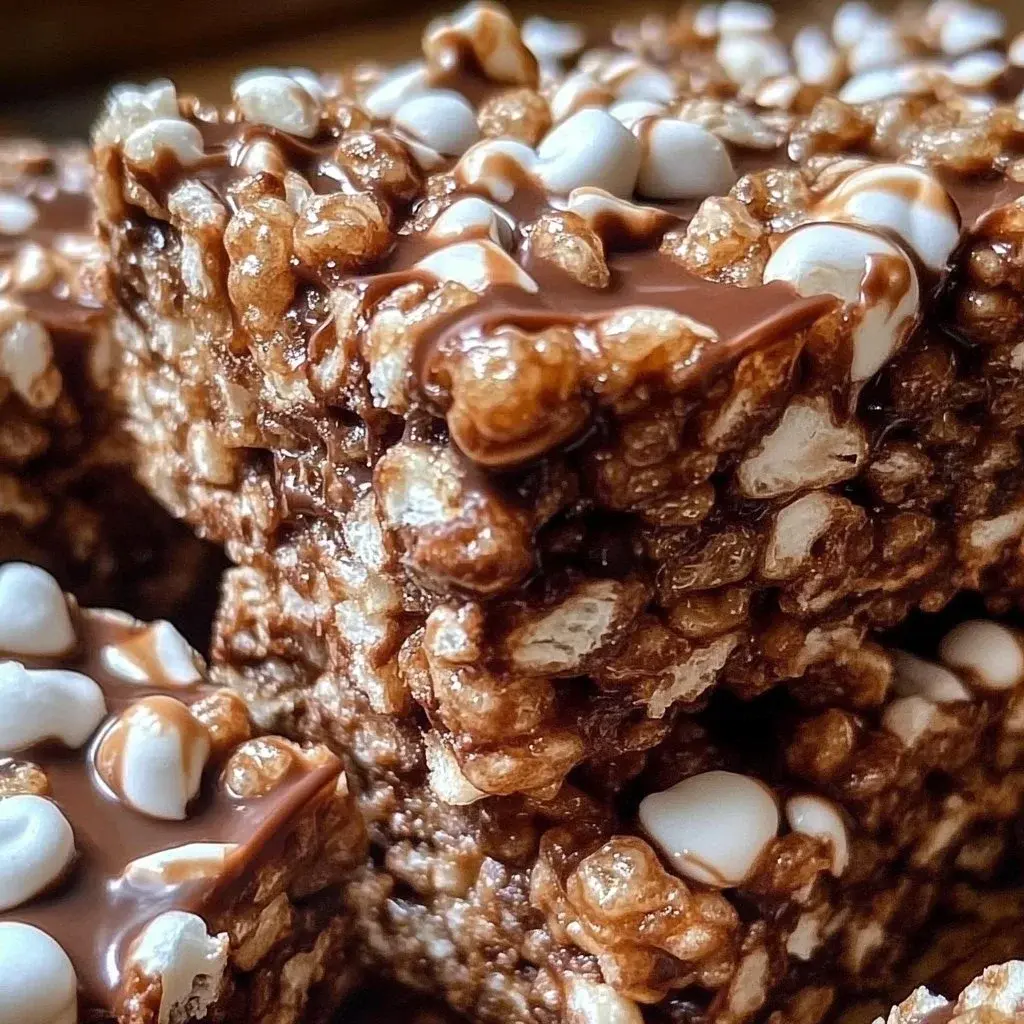 chocolate rice krispie treats