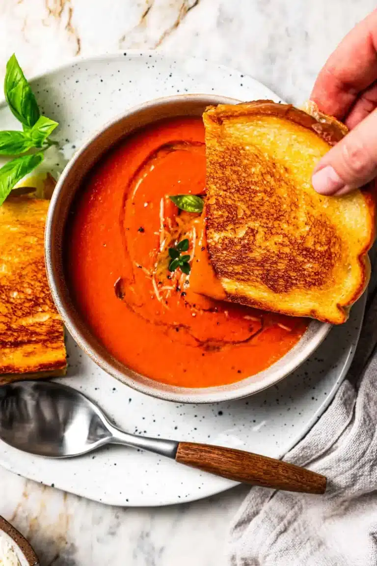 Tomato Soup and Grilled Cheese – Classic Comfort Food!