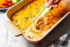 Cottage Cheese Buffalo Chicken Dip