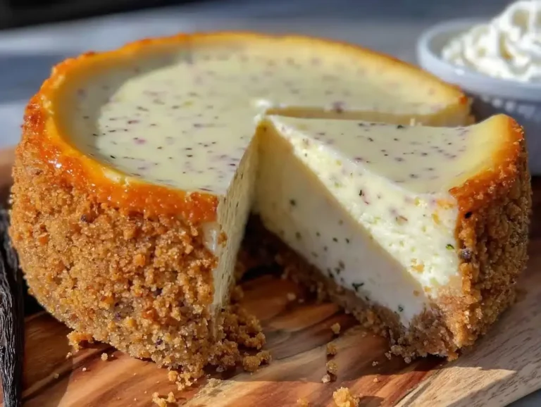 creamy New York style baked cheesecake
