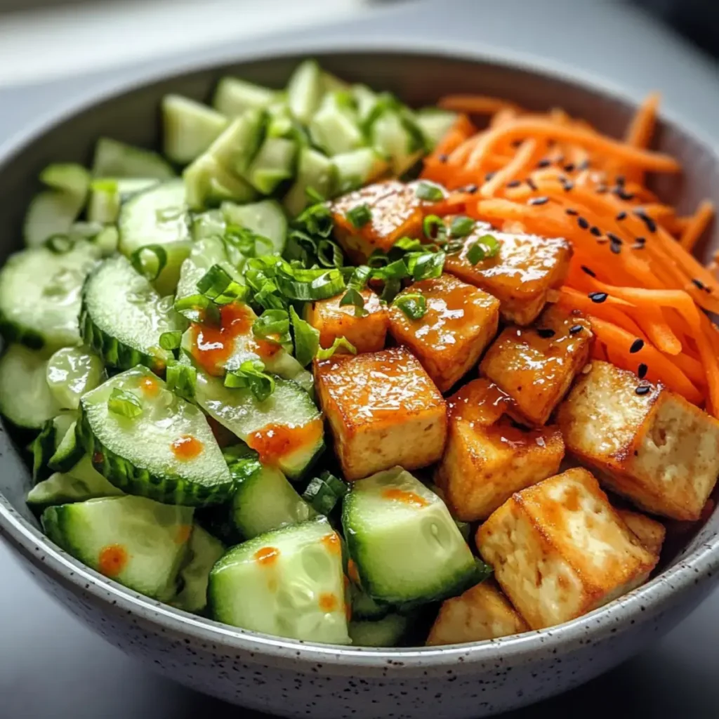 Irresistibly Creamy Asian Cucumber Salad for Meal Prep