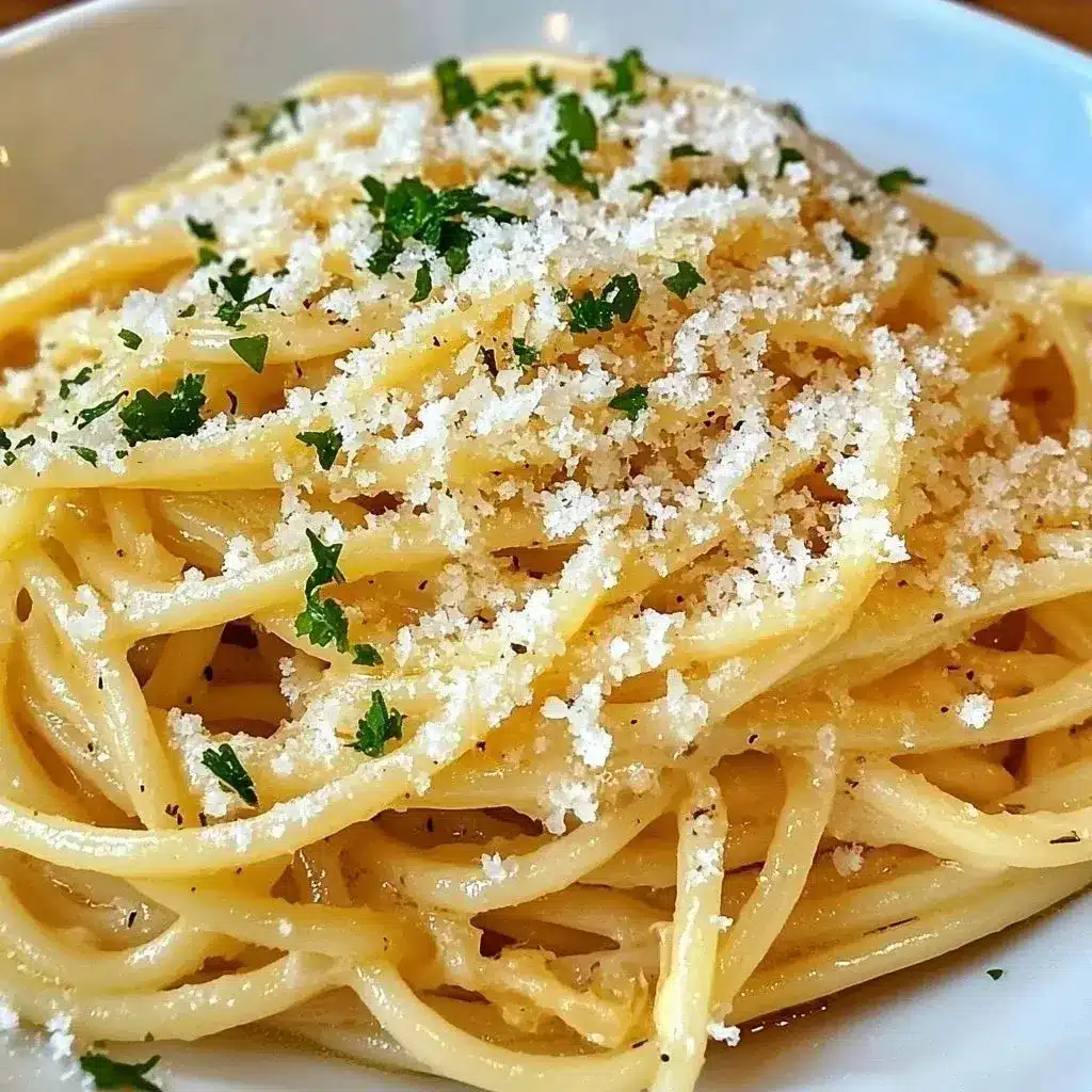 creamy garlic butter noodles