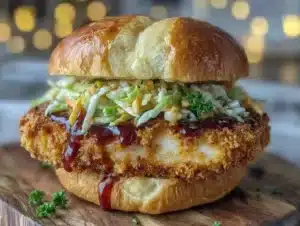 Crispy Chicken Katsu Sandwich with Easy Homemade Tonkatsu Sauce