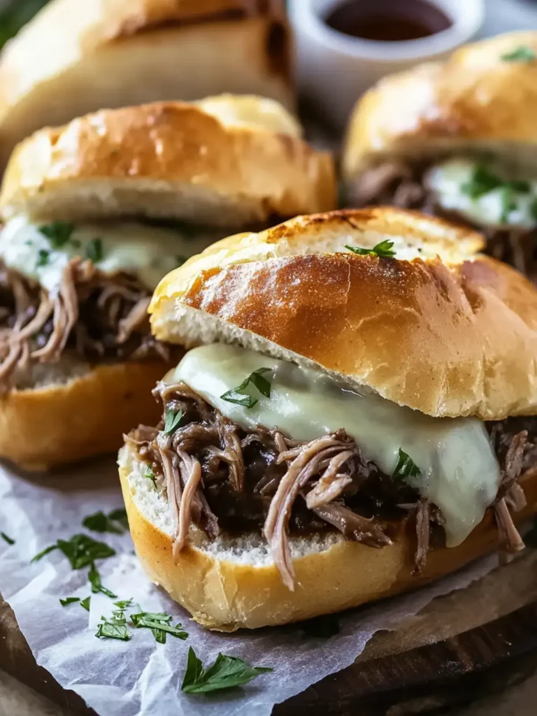 crockpot french dip sandwiches