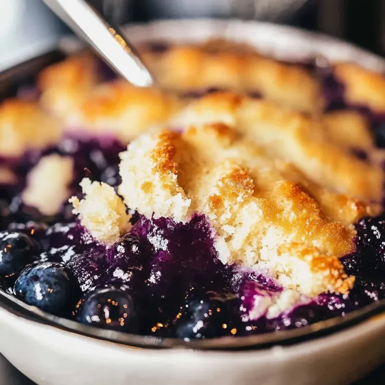easy blueberry cobbler recipe