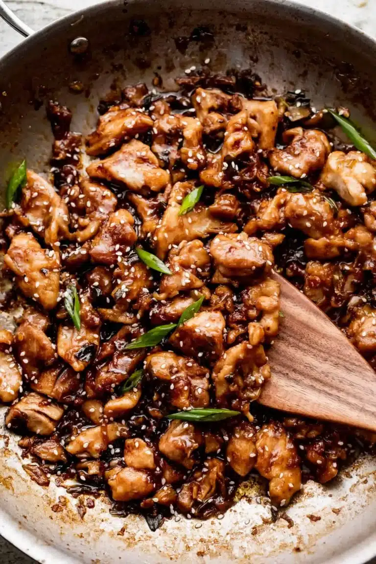 easy bourbon chicken