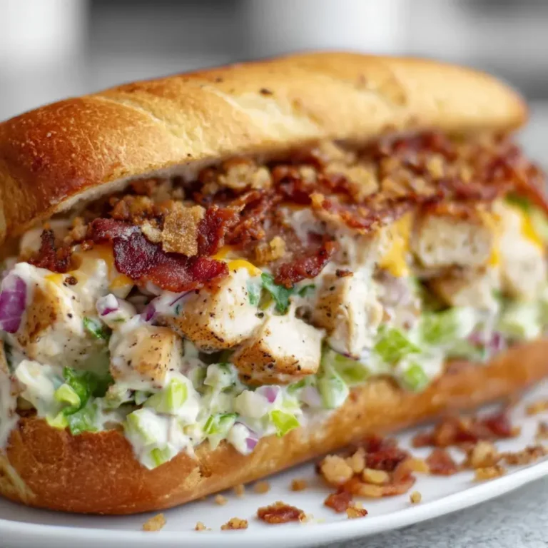 Easy Chopped Chicken Bacon Ranch Sandwich – Irresistibly Delicious!