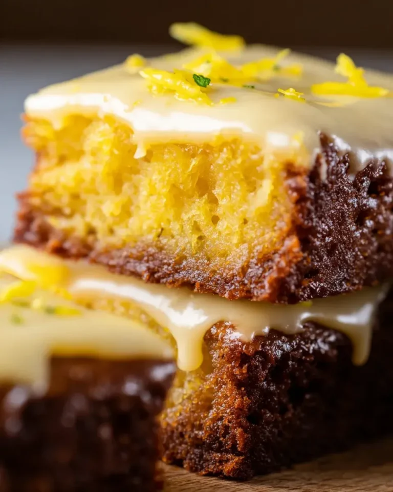 Easy Lemon Brownies Recipe: A Delightful Citrus Dessert