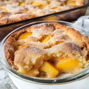 Easy Peach Cobbler Recipe