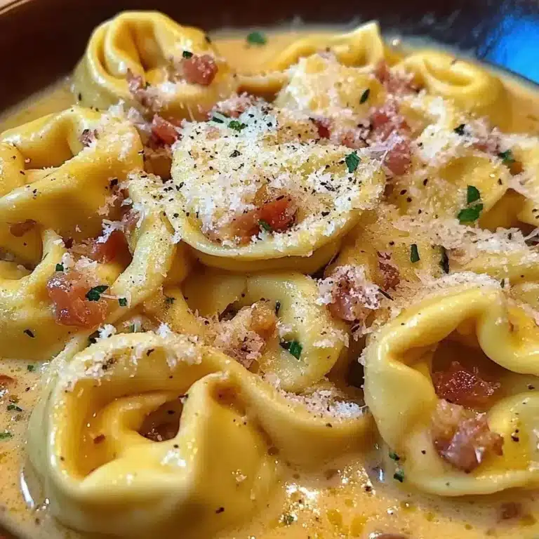 easy tortellini carbonara