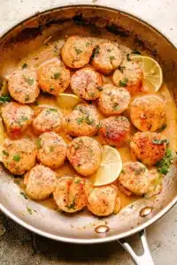 Garlic Butter Seared Scallops