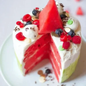 Healthy Watermelon Cake