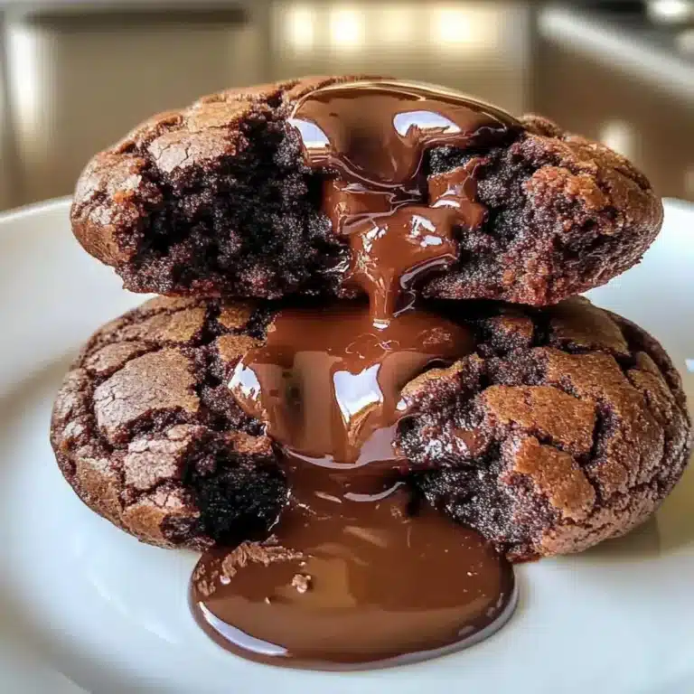 gooey lava chocolate cookies
