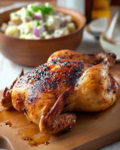 Grilled Beer Can Chicken