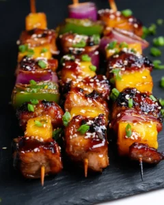 Grilled Chicken Teriyaki Kabobs