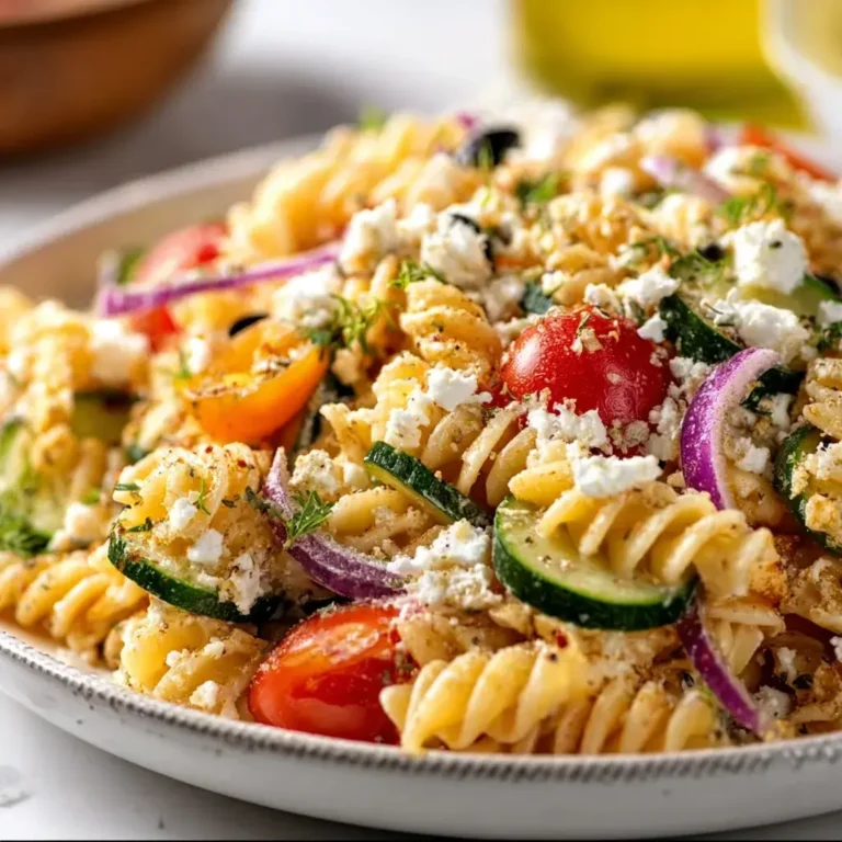 healthy high protein pasta salad no mayo