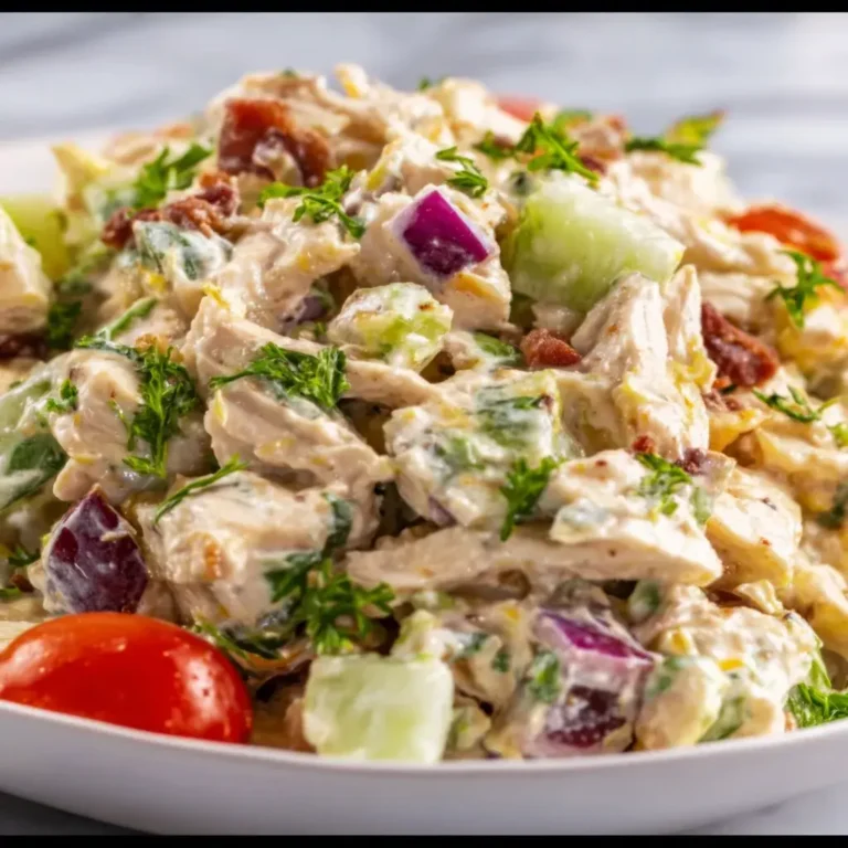 high protein chicken salad
