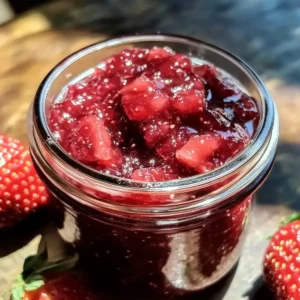 Easy Homemade Strawberry Rhubarb Jam Without Pectin