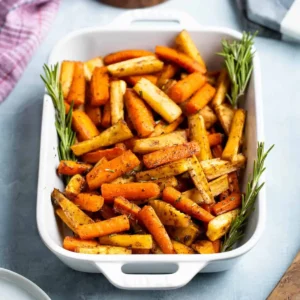Honey Roasted Carrots and Parsnips