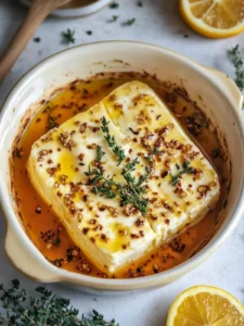 Irresistible Hot Honey Baked Feta You’ll Crave Every Night
