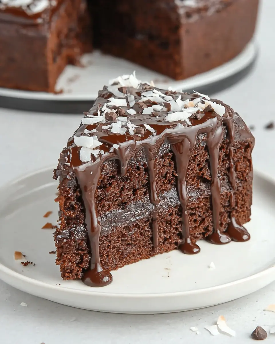 Keto Coconut Flour Chocolate Cake