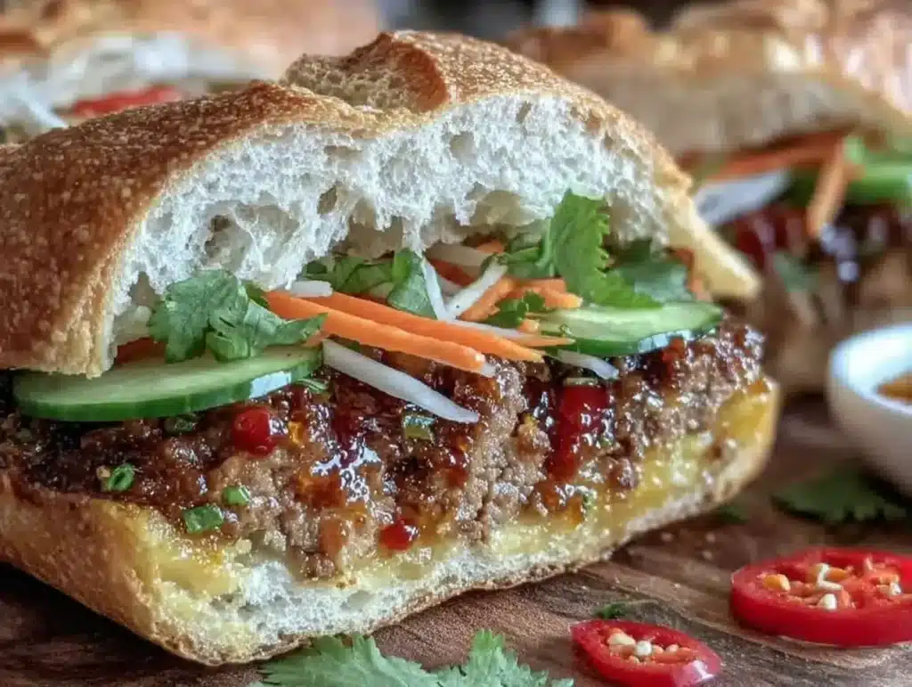 Flavorful Vietnamese Bánh Mì with Lemongrass Pork Pâté Easy Homemade Recipe