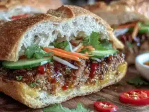 Flavorful Vietnamese Bánh Mì with Lemongrass Pork Pâté