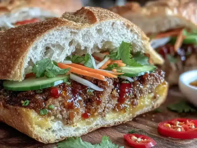Flavorful Vietnamese Bánh Mì with Lemongrass Pork Pâté Easy Homemade Recipe