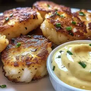 Mini Crab Cakes with Lemon Aioli