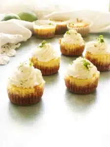 Easy Mini Key Lime Cheesecakes
