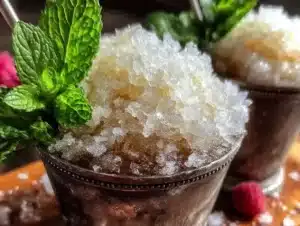 Classic Mint Julep with Fresh Spearmint Simple Syrup