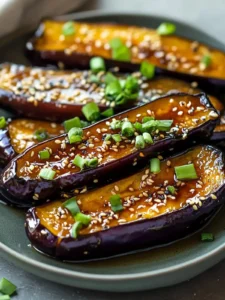 Miso Glazed Eggplant