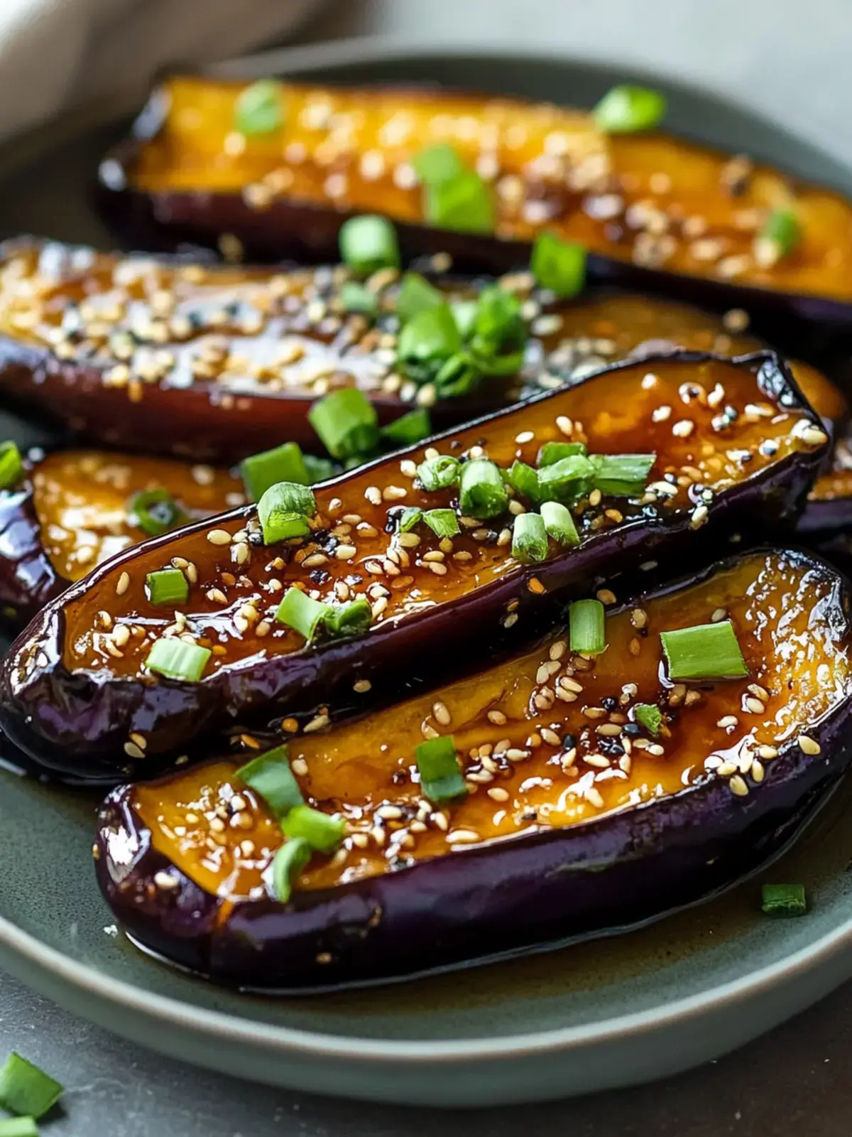 miso glazed eggplant