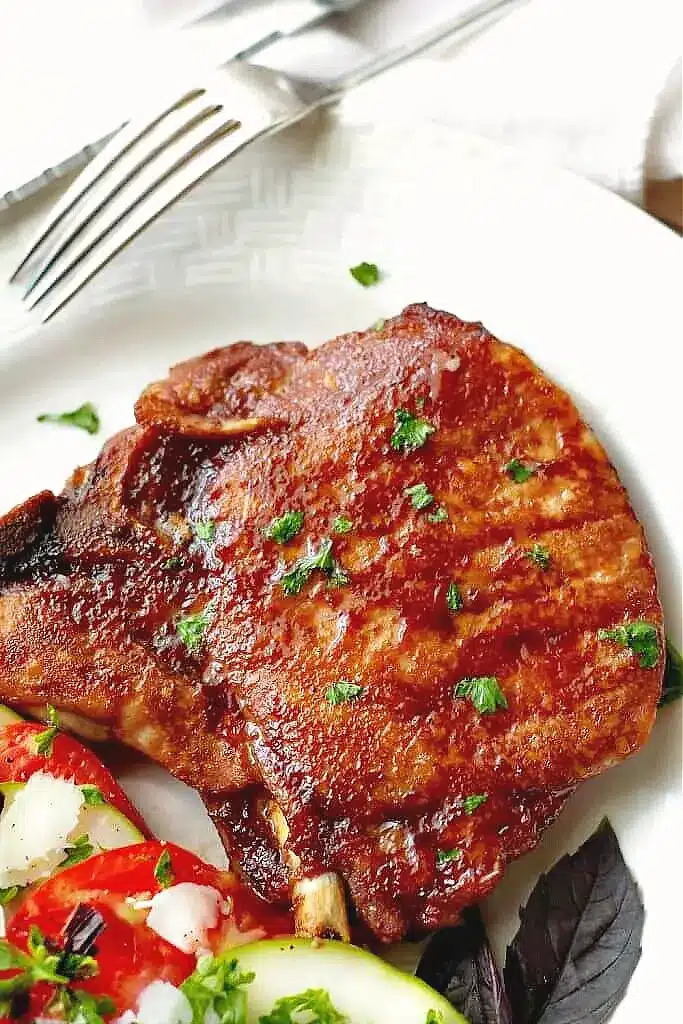oven baked pork chop sauce