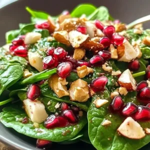 Pomegranate Spinach Salad
